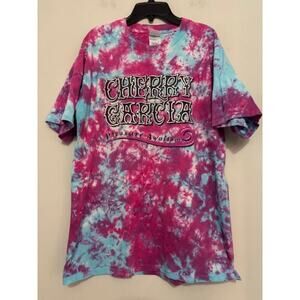 Delta Tie-Dye Cherry Garcia T-Shirt - Pink and Blue